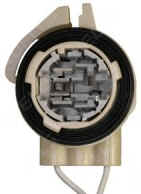 Close-up view of an electrical connector component.