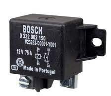 A bosch relay is shown with the word " bosch " written on it.