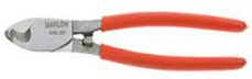 Pair of red-handled wire cutters.