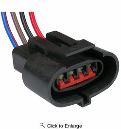 Electrical connector with wires.