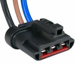 Electrical connector with three wires.