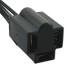 A black wire with two wires attached to it.