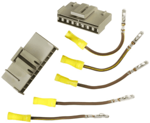 A set of wires and connectors for the electrical system.