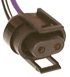 A picture of an electrical connector.