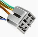A picture of the wire harness for an electrical device.